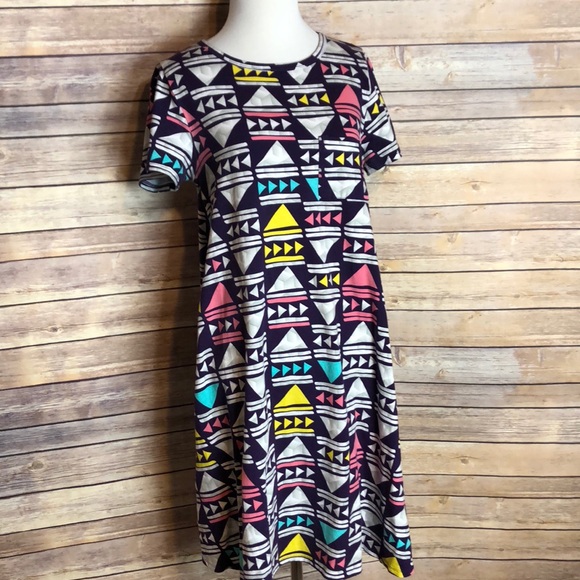 LuLaRoe Dresses & Skirts - Aztec Carly dress! LuLaRoe Dresses & Skirts - Aztec Carly dress!